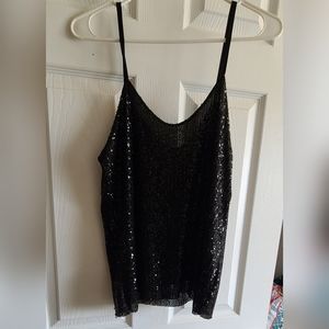 M Sequin Tank Top